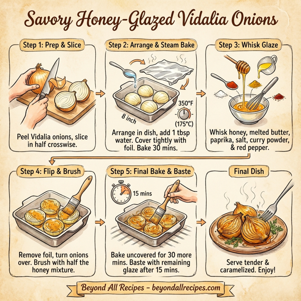 Savory Honey-Glazed Vidalia Onions instructions