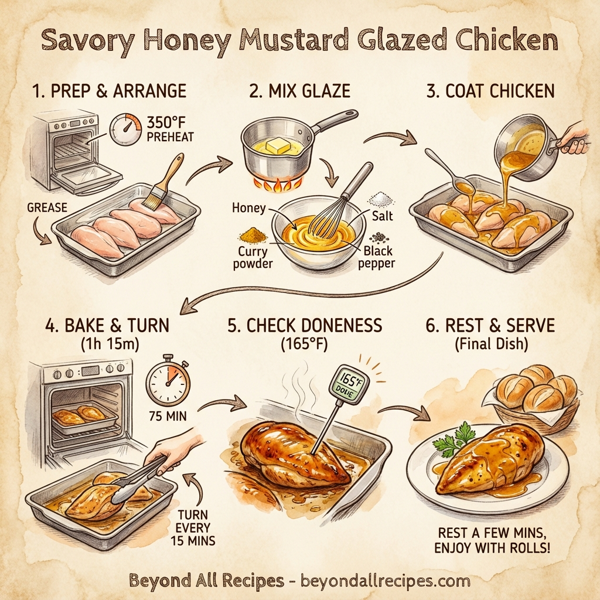 Savory Honey Mustard Glazed Chicken instructions