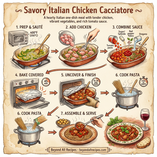 Savory Italian Chicken Cacciatore instructions