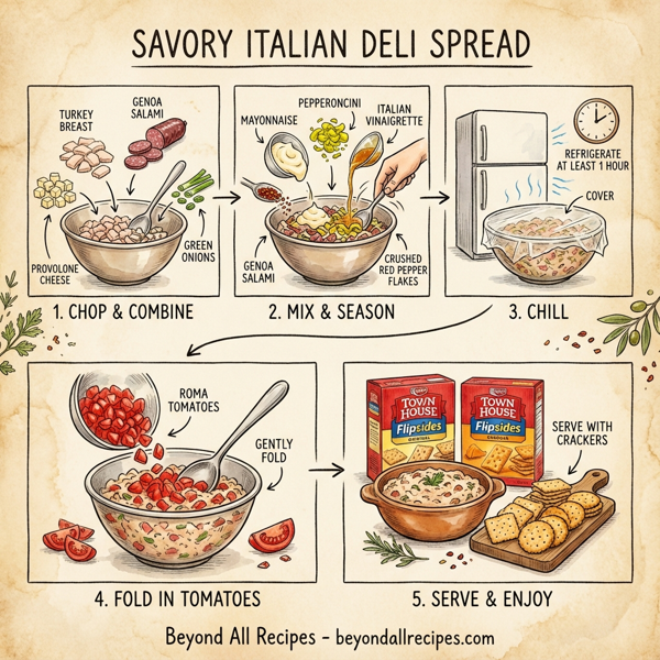 Savory Italian Deli Spread instructions