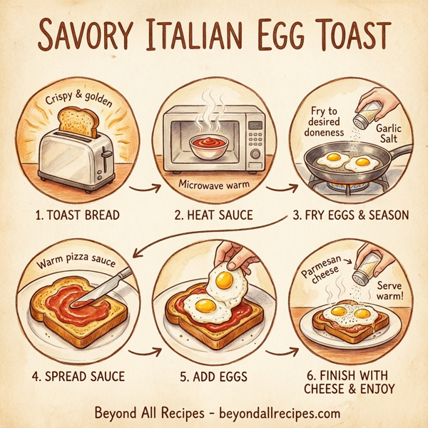 Savory Italian Egg Toast instructions