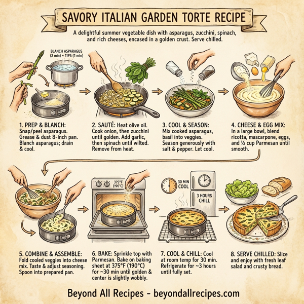 Savory Italian Garden Torte instructions