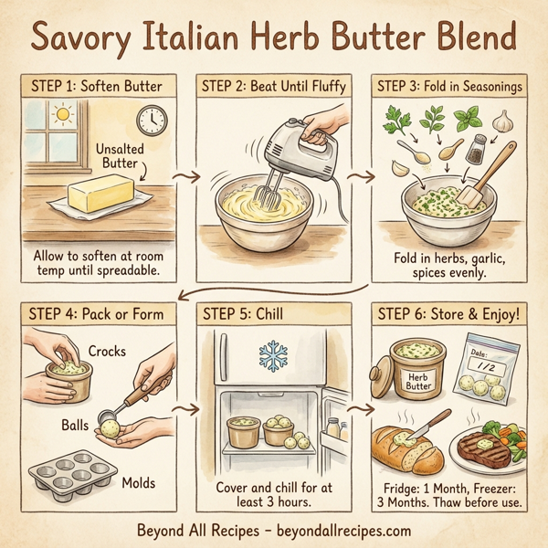 Savory Italian Herb Butter Blend instructions