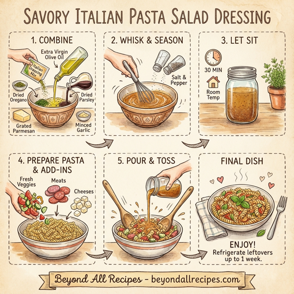 Savory Italian Pasta Salad Dressing instructions