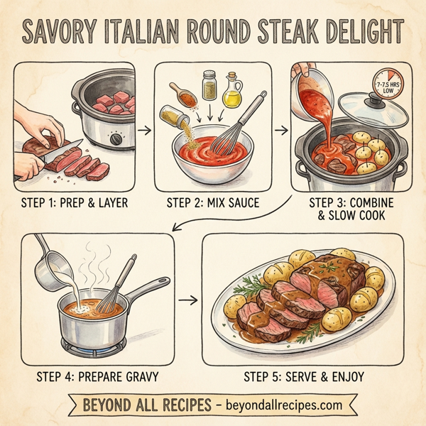 Savory Italian Round Steak Delight instructions