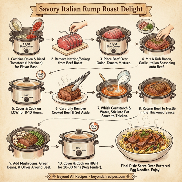 Savory Italian Rump Roast Delight instructions