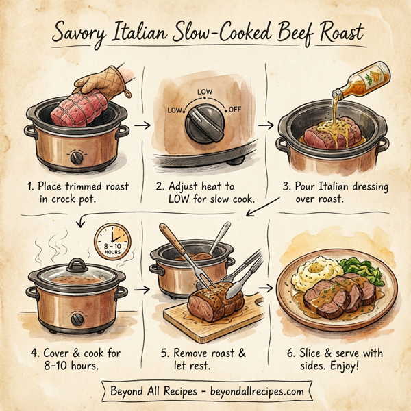 Savory Italian Slow-Cooked Beef Roast instructions