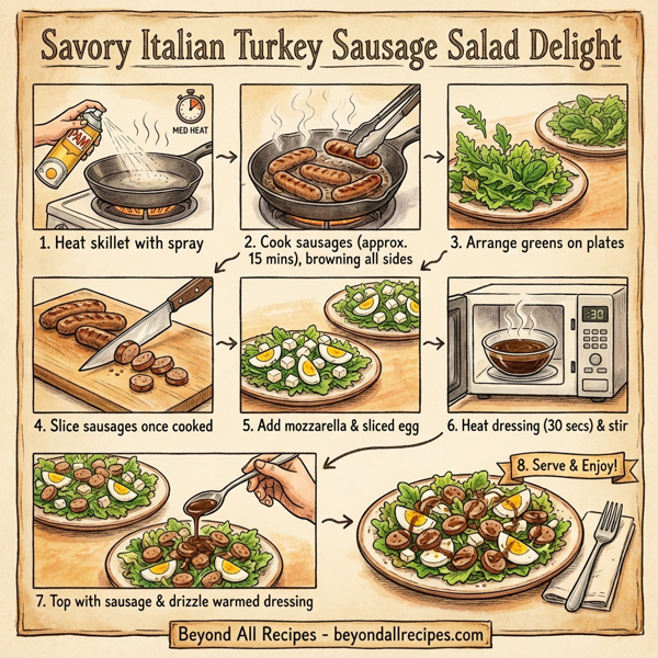 Savory Italian Turkey Sausage Salad Delight instructions