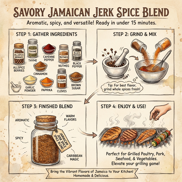 Savory Jamaican Jerk Spice Blend instructions