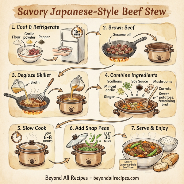 Savory Japanese-Style Beef Stew instructions