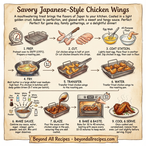 Savory Japanese-Style Chicken Wings instructions