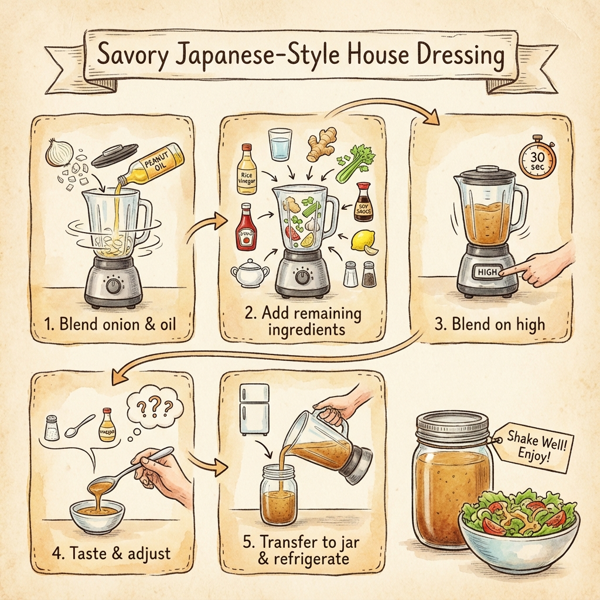 Savory Japanese-Style House Dressing instructions