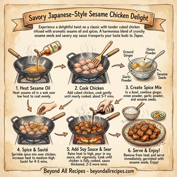 Savory Japanese-Style Sesame Chicken Delight instructions
