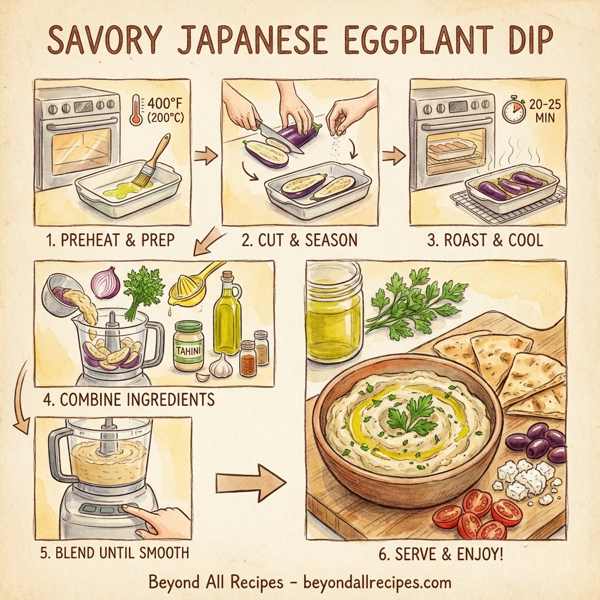 Savory Japanese Eggplant Dip instructions