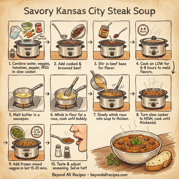 Savory Kansas City Steak Soup instructions