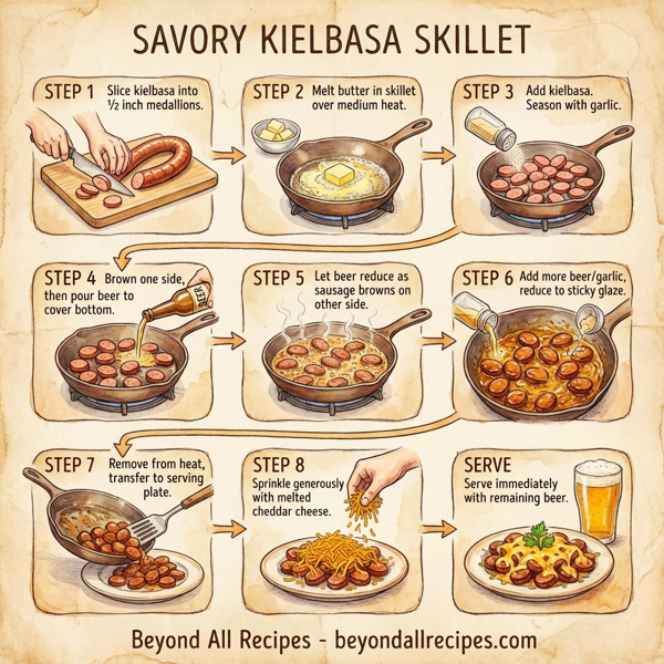Savory Kielbasa Skillet instructions