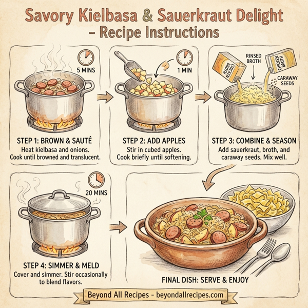 Savory Kielbasa and Sauerkraut Delight instructions