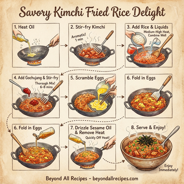 Savory Kimchi Fried Rice Delight instructions