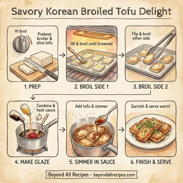 Savory Korean Broiled Tofu Delight instructions