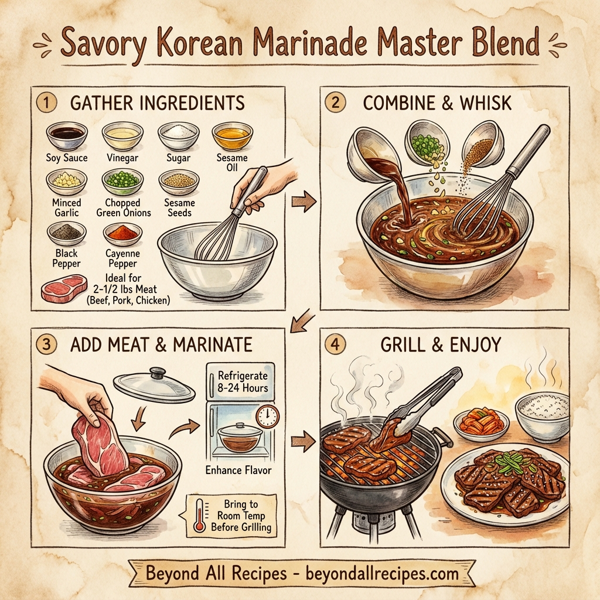 Savory Korean Marinade Master Blend instructions
