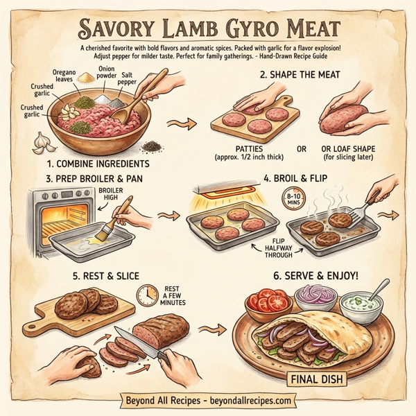 Savory Lamb Gyro Meat instructions