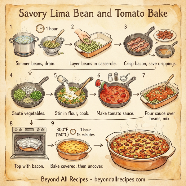 Savory Lima Bean and Tomato Bake instructions