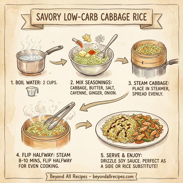 Savory Low-Carb Cabbage Rice instructions