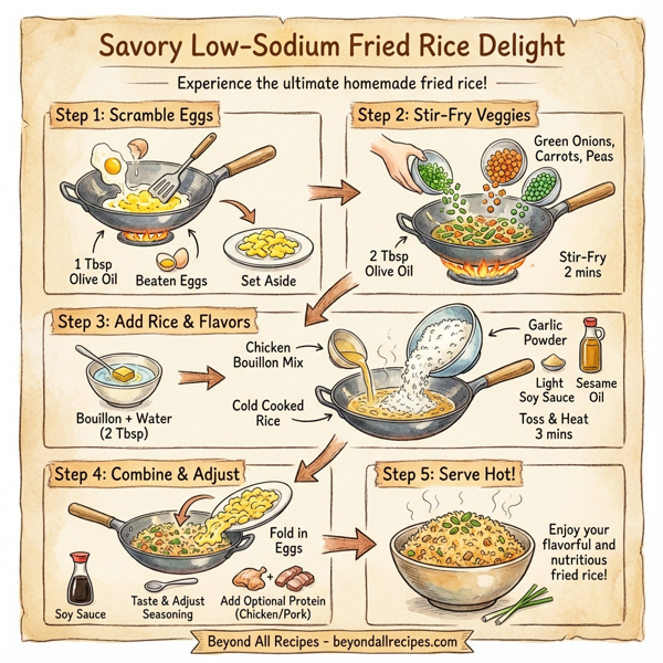 Savory Low-Sodium Fried Rice Delight instructions