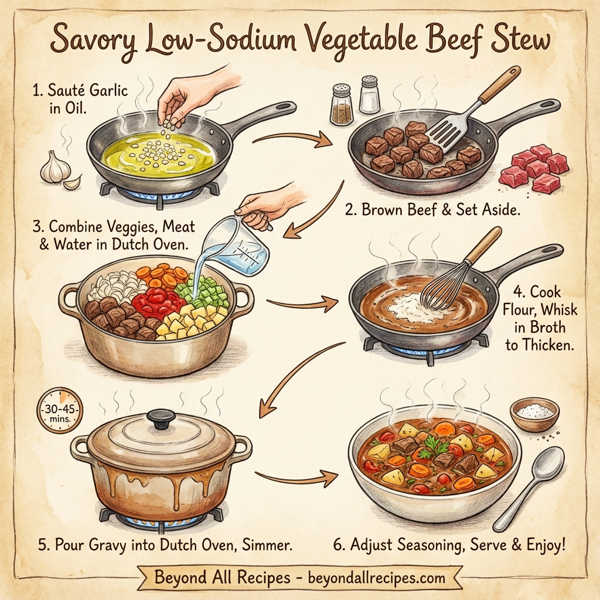 Savory Low-Sodium Vegetable Beef Stew instructions