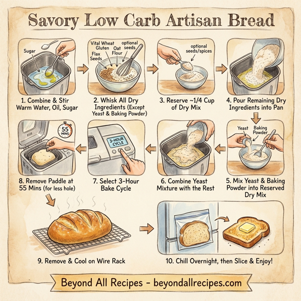 Savory Low Carb Artisan Bread instructions
