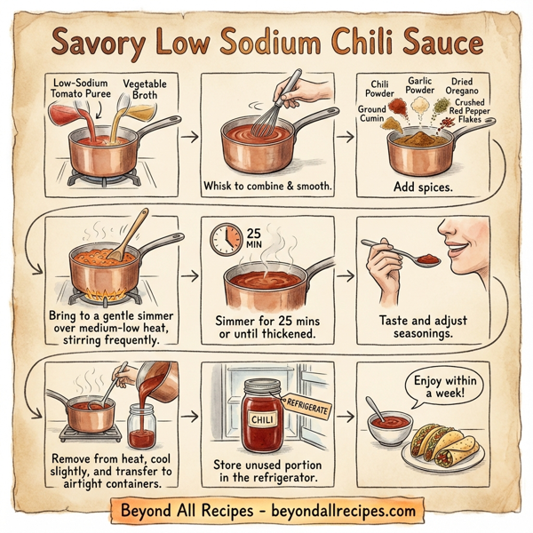 Savory Low Sodium Chili Sauce instructions