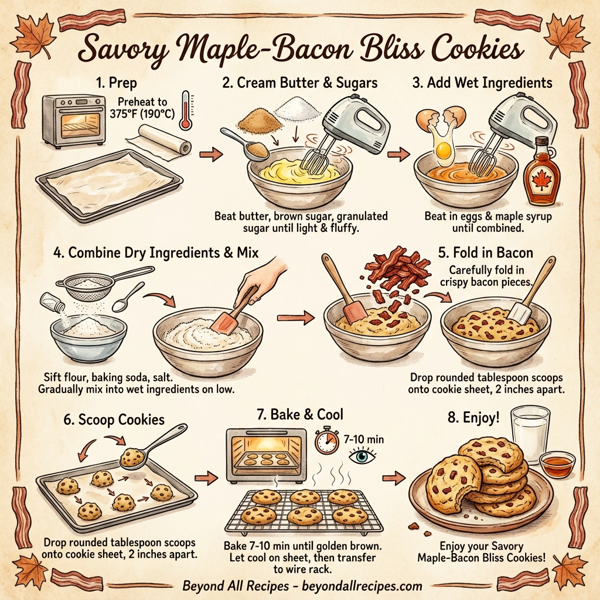 Savory Maple-Bacon Bliss Cookies instructions