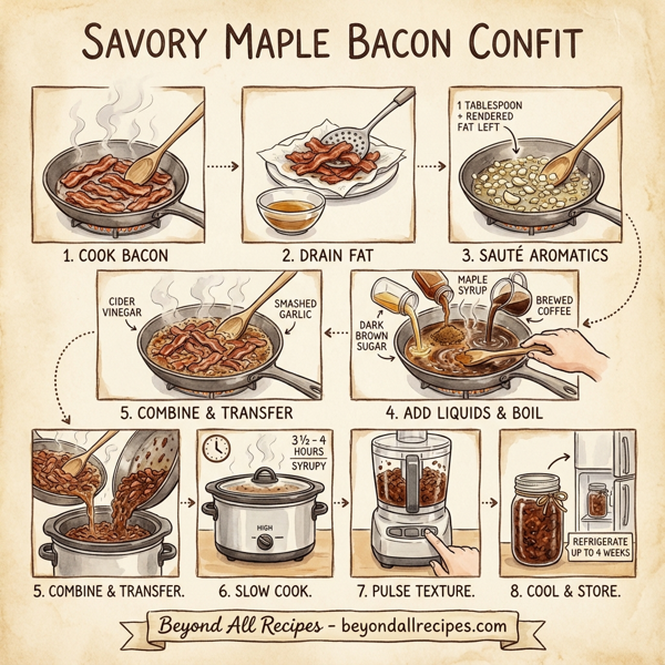 Savory Maple Bacon Confit instructions