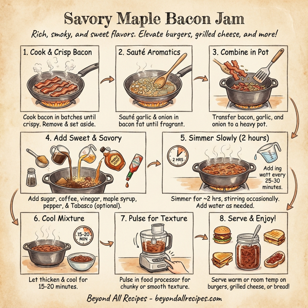 Savory Maple Bacon Jam instructions