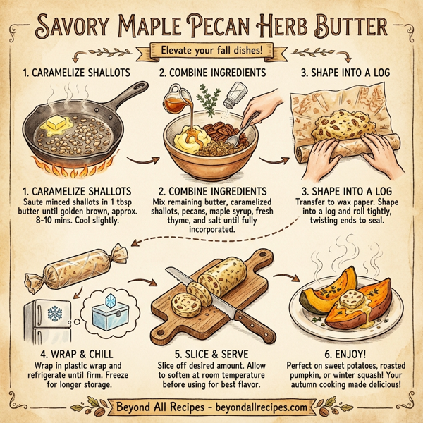 Savory Maple Pecan Herb Butter instructions