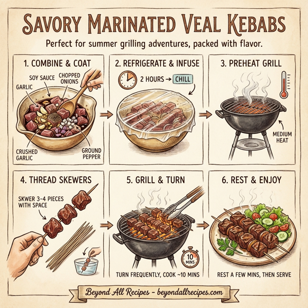 Savory Marinated Veal Kebabs instructions