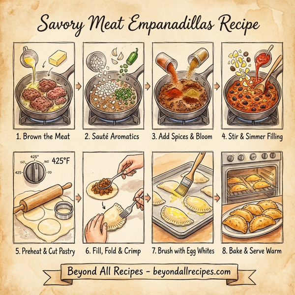 Savory Meat Empanadillas instructions