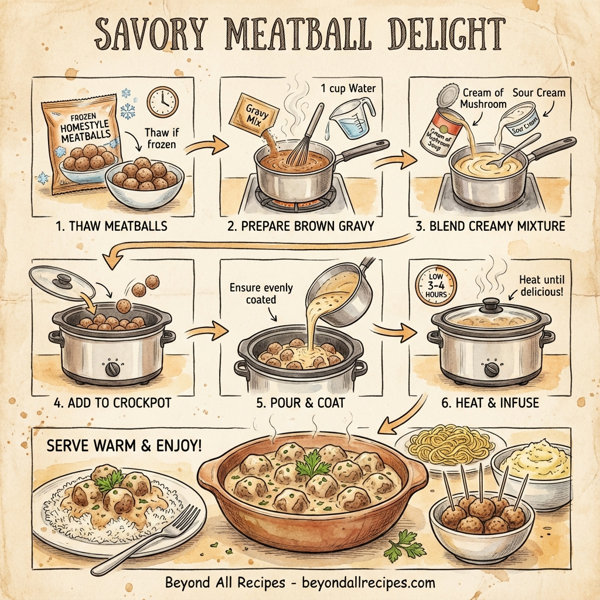 Savory Meatball Delight instructions