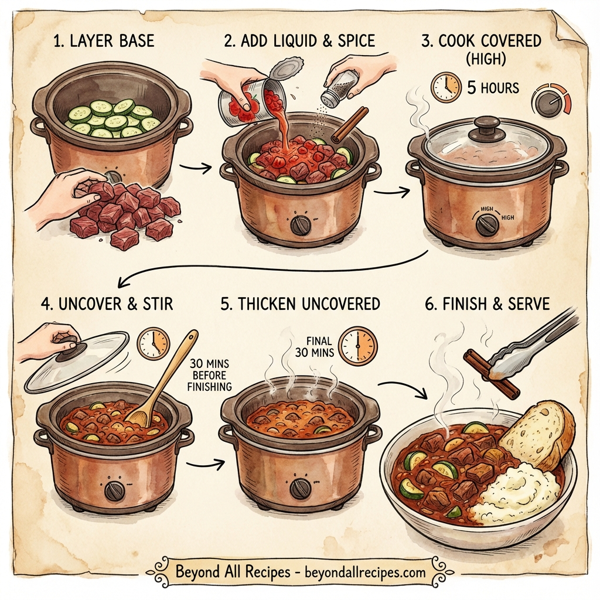Savory Mediterranean Beef Stew instructions