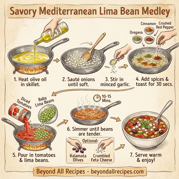 Savory Mediterranean Lima Bean Medley instructions