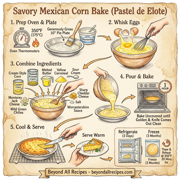 Savory Mexican Corn Bake instructions