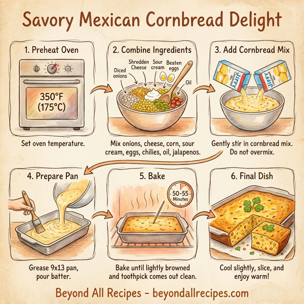 Savory Mexican Cornbread Delight instructions