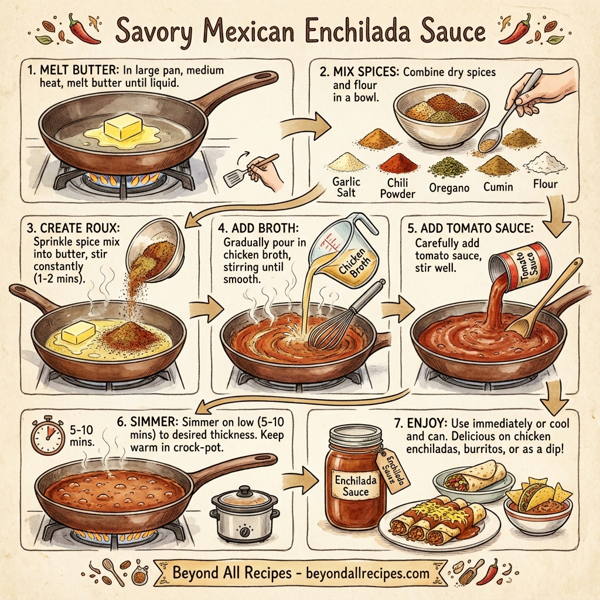 Savory Mexican Enchilada Sauce instructions