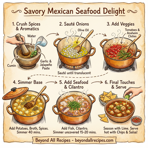 Savory Mexican Seafood Delight instructions