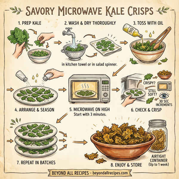 Savory Microwave Kale Crisps instructions
