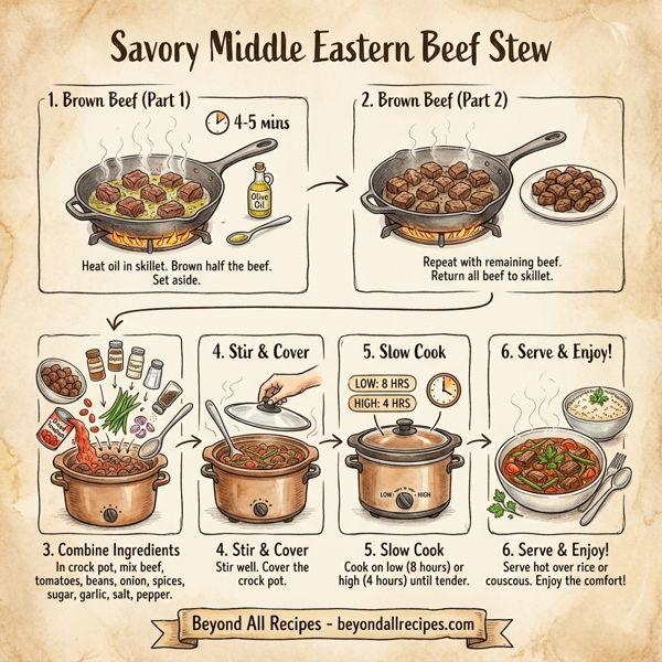 Savory Middle Eastern Beef Stew instructions