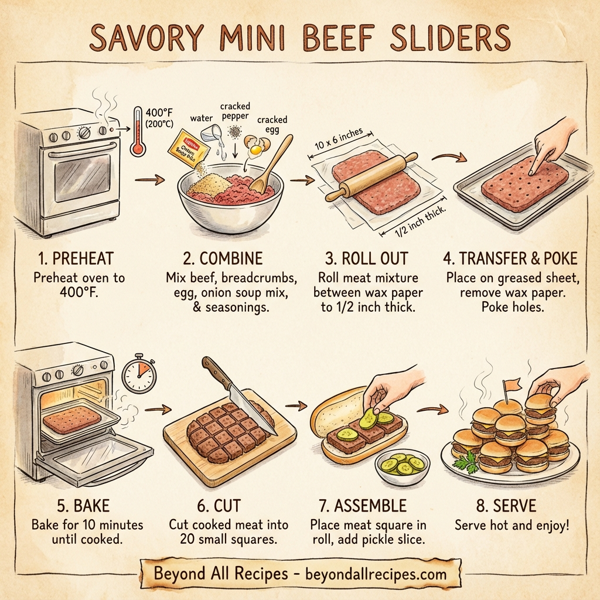Savory Mini Beef Sliders instructions