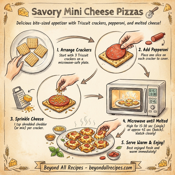 Savory Mini Cheese Pizzas instructions