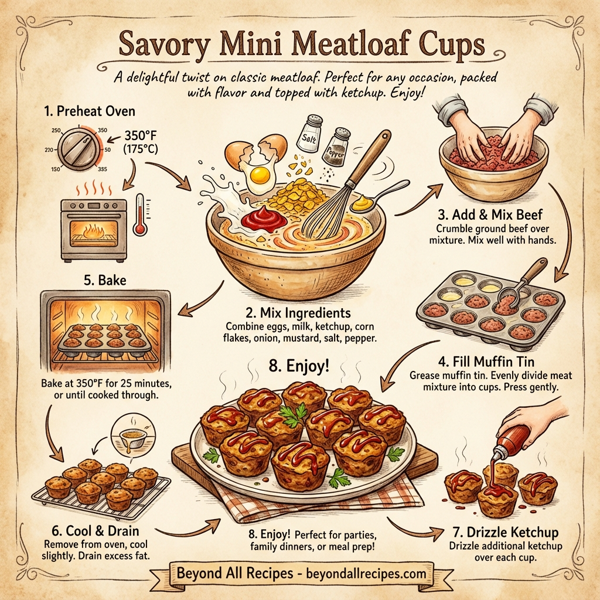 Savory Mini Meatloaf Cups instructions