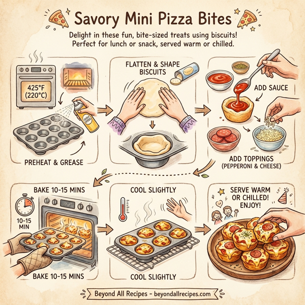 Savory Mini Pizza Bites instructions